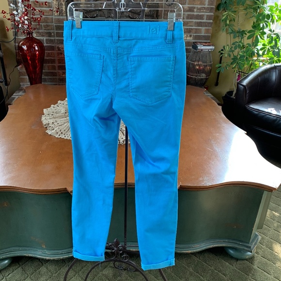 Iei Ashley Blue Lowrise Pants - Picture 2 of 5